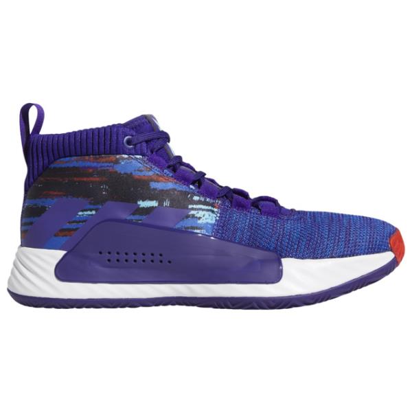 Adidas Kosárlabda Cipő Férfi Dame 5 Lila/Fehér/Királykék,DVQ24879
